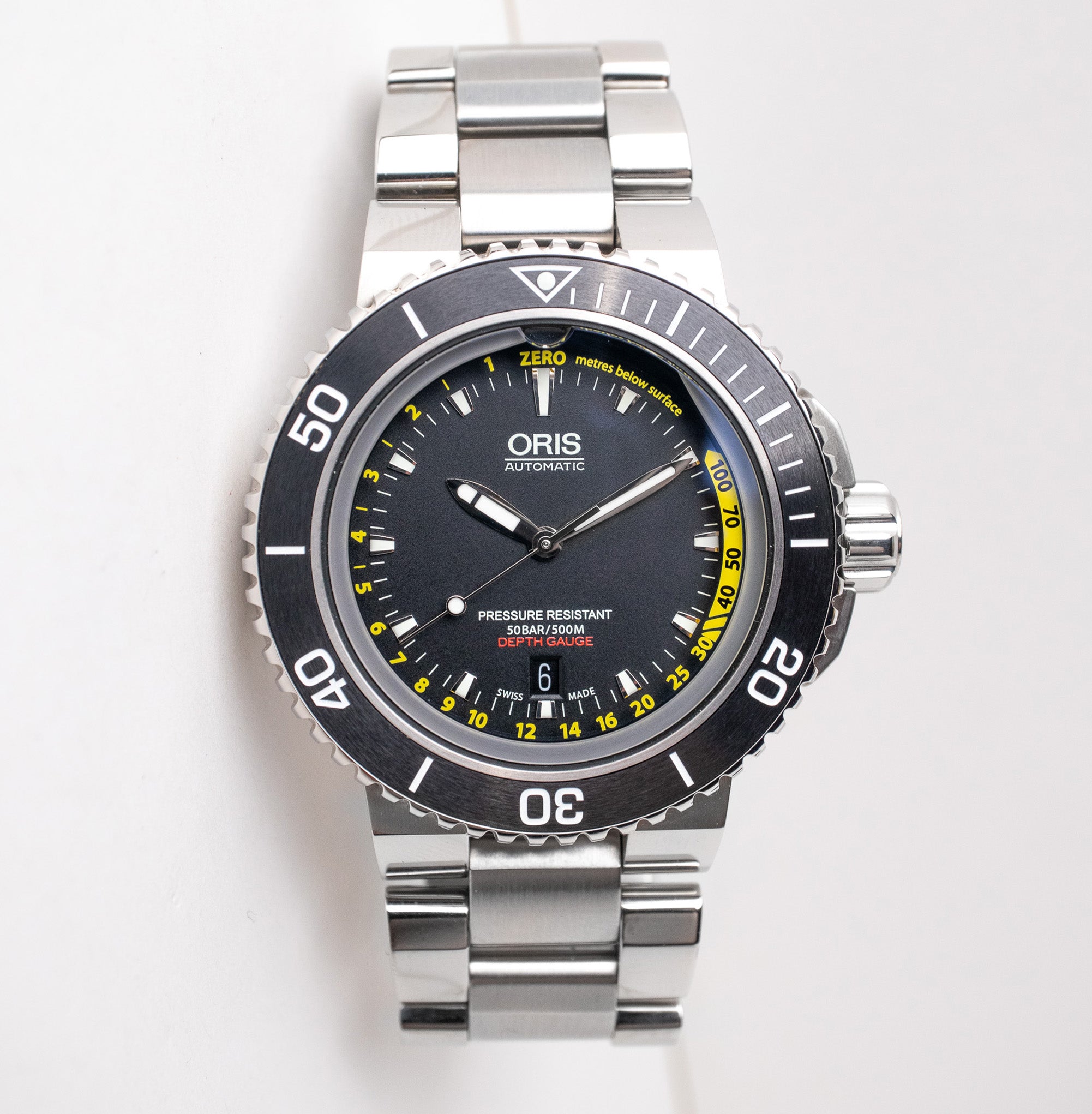 Oris Aquis Depth Gauge
